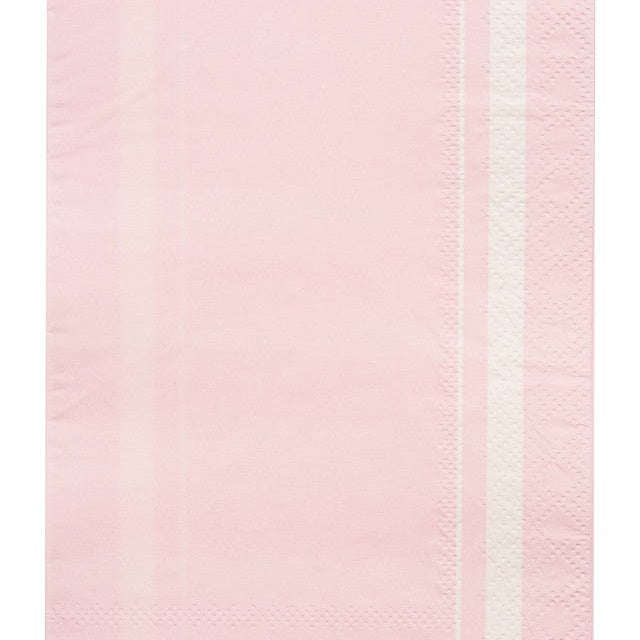 Guest Towel Scalloped Edge Blush/20pkg - Gaines Jewelers