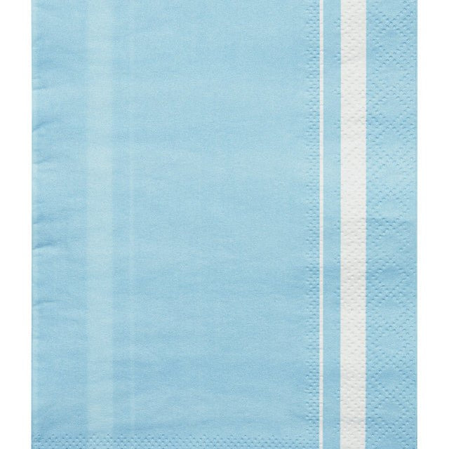Guest Towel Scalloped Edge Sky Blue/20pkg - Gaines Jewelers