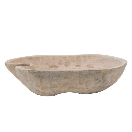 Hand-Carved Mango Wood Bowl - Gaines Jewelers