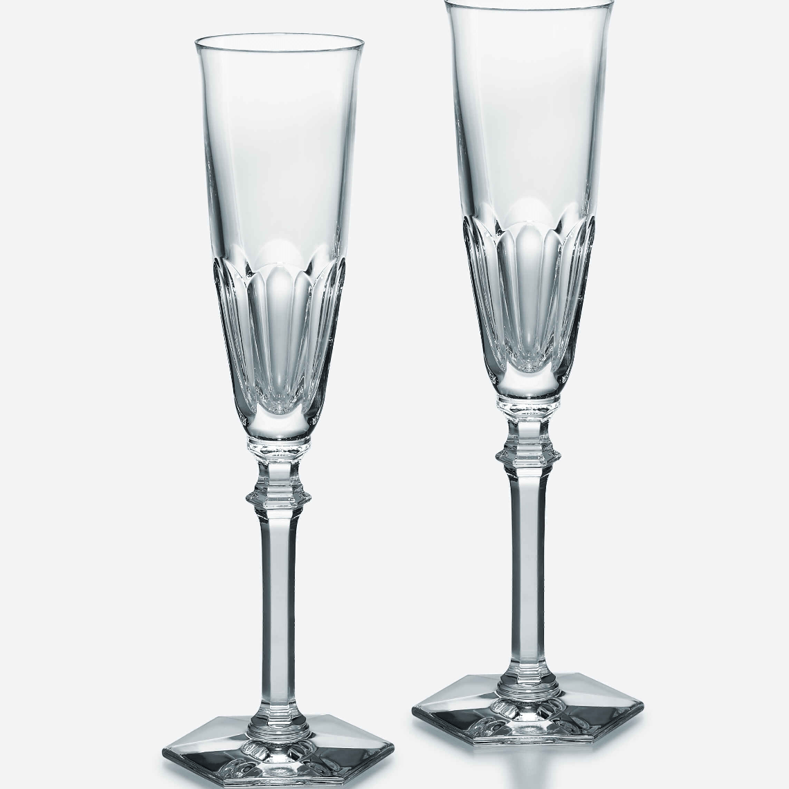 Harcourt Eve Champagne Flutes set/2 Clear - Gaines Jewelers
