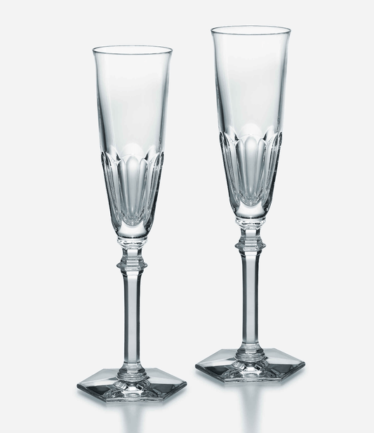 Harcourt Eve Champagne Flutes set/2 Clear - Gaines Jewelers