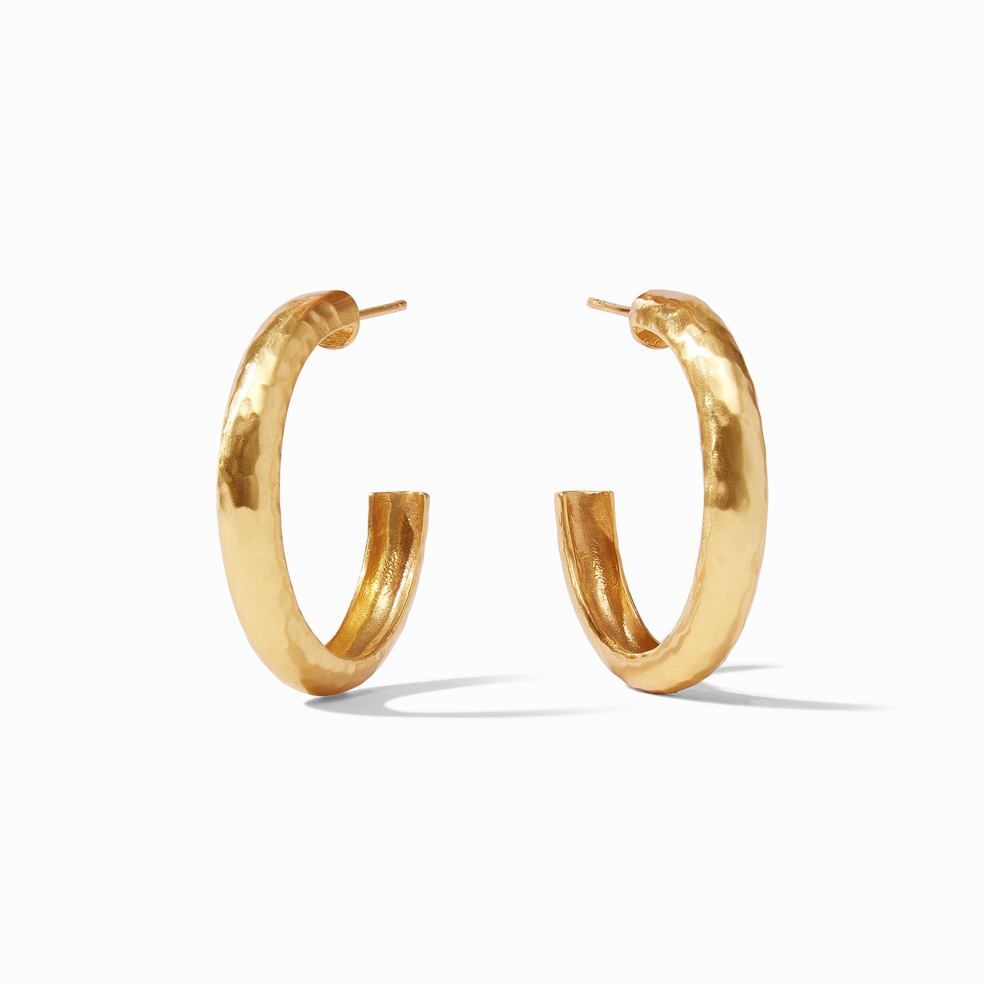 Havana Medium Gold Hoop - Gaines Jewelers