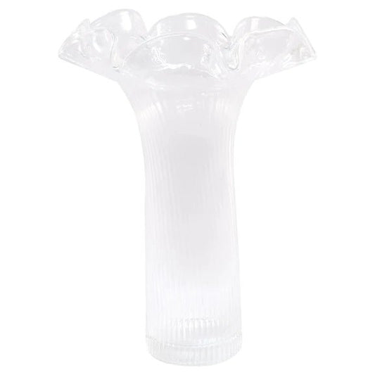 Hibiscus Glass Extra Large Striped Vase - Gaines Jewelers