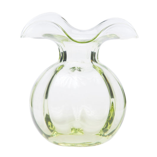 Hibiscus Green Medium Fluted Vase - Gaines Jewelers