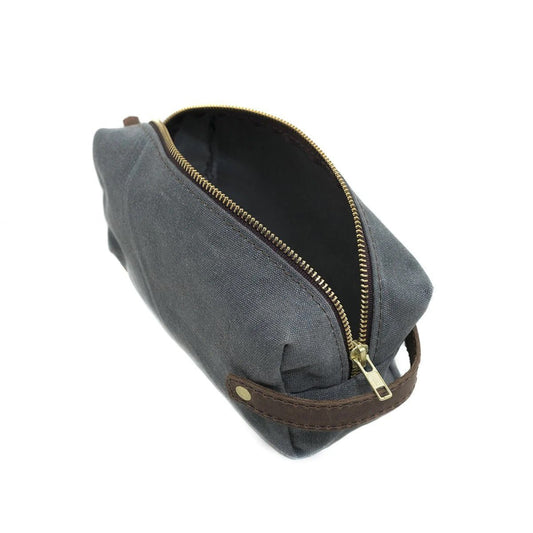 High Line Large Waxed Canvas Toiletry Bag - Gaines Jewelers