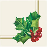 Holly Cocktail Napkins - Gaines Jewelers