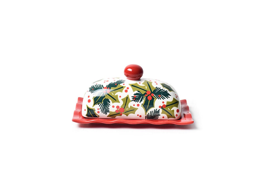 Holly Ruffle Domed Butter Dish - Gaines Jewelers