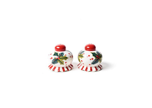 Holly Ruffle Salt and Pepper Shaker Set - Gaines Jewelers