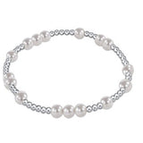 Hope Unwritten Sterling Bead Bracelet - Pearl - Gaines Jewelers