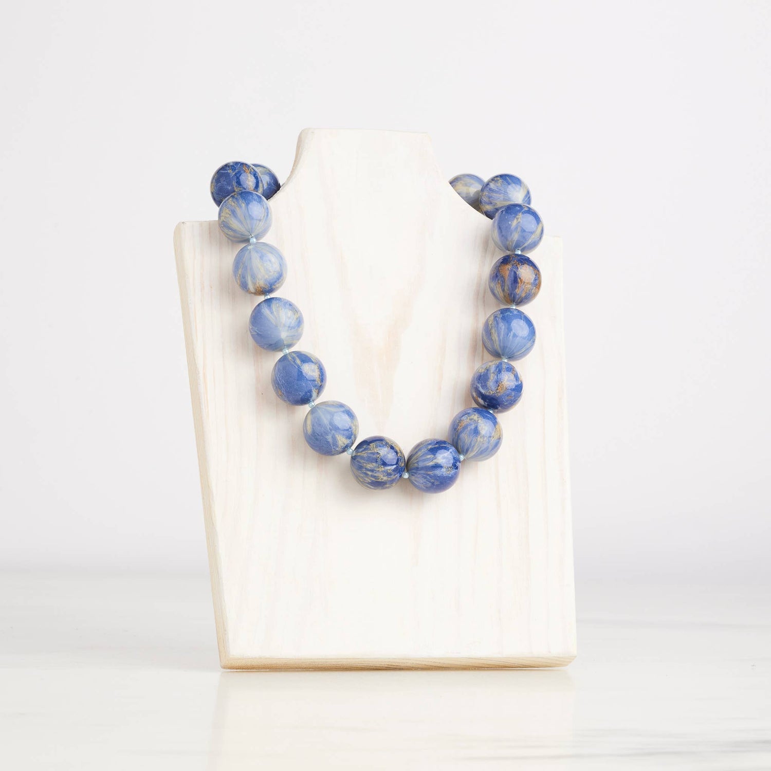 Hot Girls Pearls-Freezable Cooling Jewelry - Blue Lapis Pearl Necklace - Gaines Jewelers