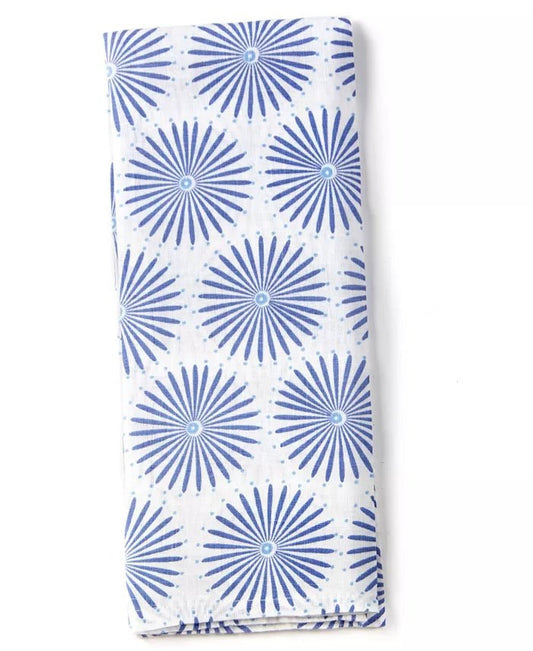 Iris Blue Burst Kitchen Towel - Gaines Jewelers