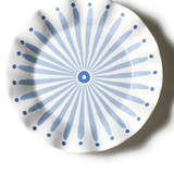 Iris Blue Burst Ruffle Salad Plate- Happy Everything - Gaines Jewelers