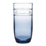 Isabella Acrylic 6" Beverage - Dark Blue - Gaines Jewelers