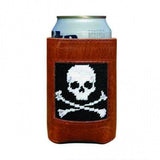 Jolly Roger Needlepoint Can Cooler - Gaines Jewelers