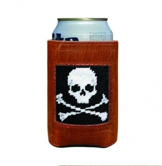 Jolly Roger Needlepoint Can Cooler - Gaines Jewelers