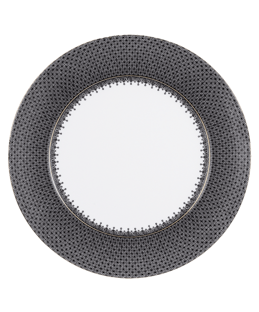 LACE SERVICE PLATE BLACK - Gaines Jewelers