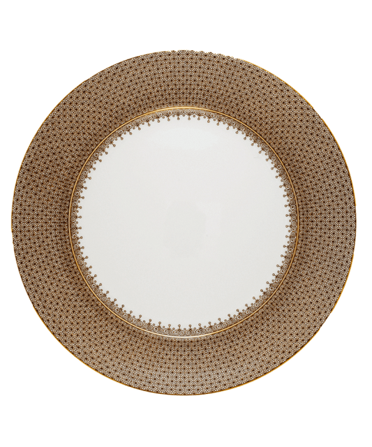 LACE SERVICE PLATE BROWN - Gaines Jewelers