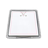 Ladies' Golf Beaded Note Pad Set - Gaines Jewelers
