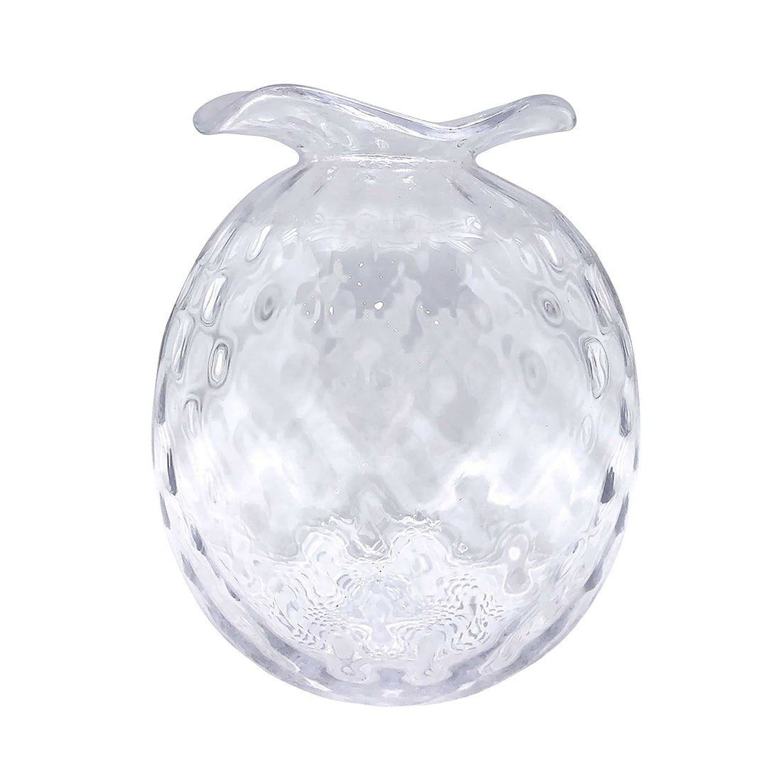 Large Clear Pineapple Textured Bud Vase - Gaines Jewelers