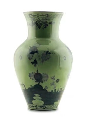 Large Ming Malachite Vase Oriente Italiano - Gaines Jewelers