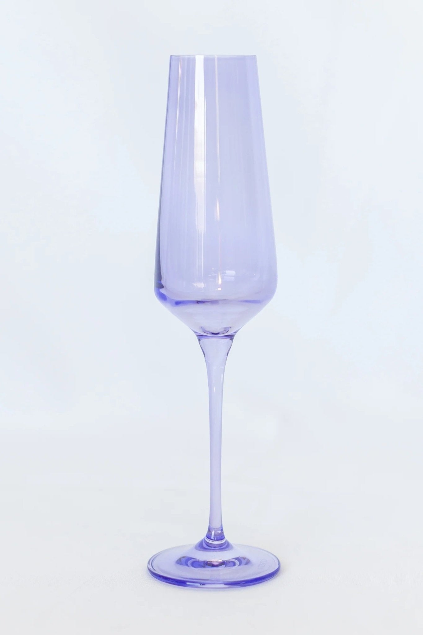 Lavender Champagne Flute - Estelle Colored Glass - Gaines Jewelers