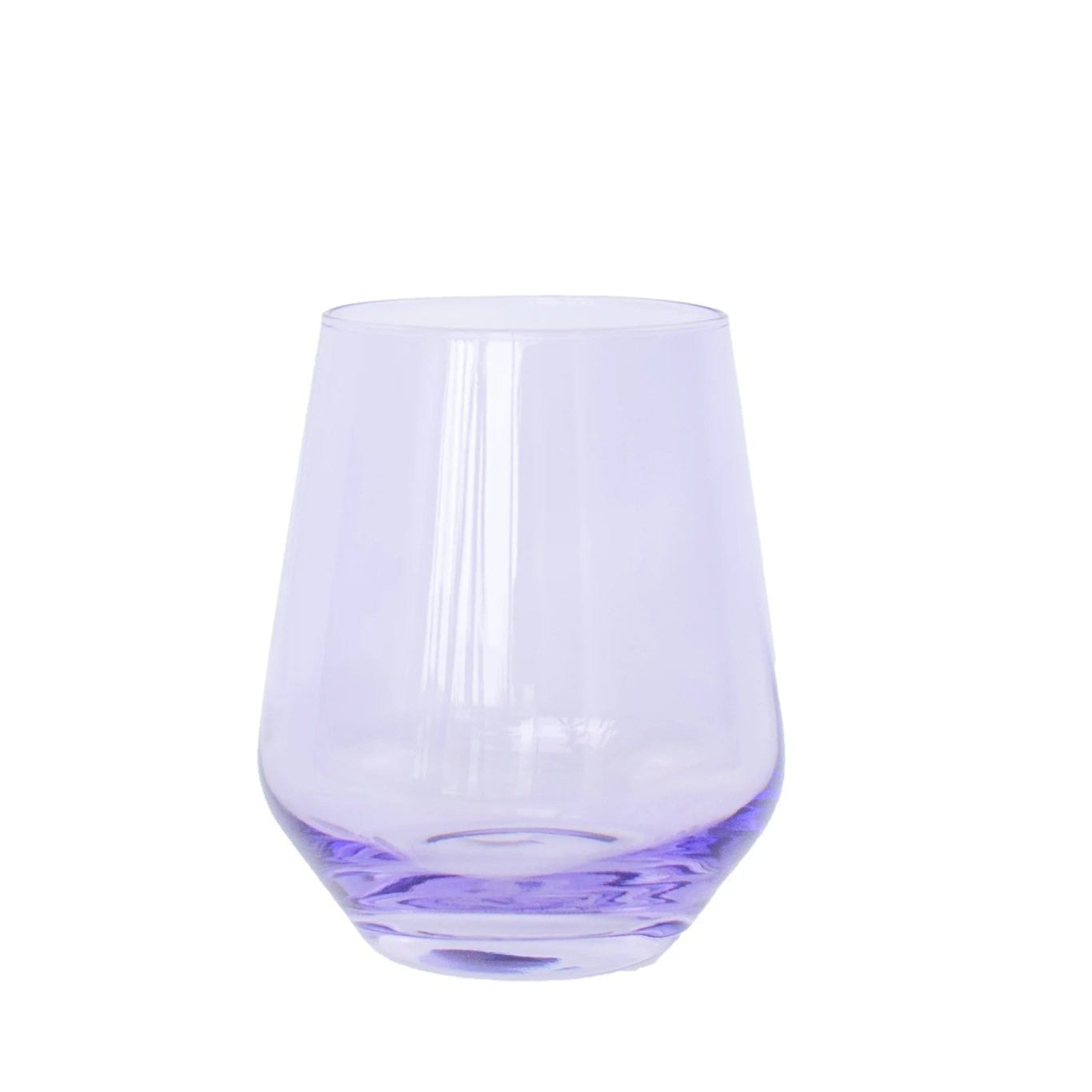 Lavender Stemless Wine - Estelle Colored Glass - Gaines Jewelers