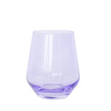 Lavender Stemless Wine - Estelle Colored Glass - Gaines Jewelers