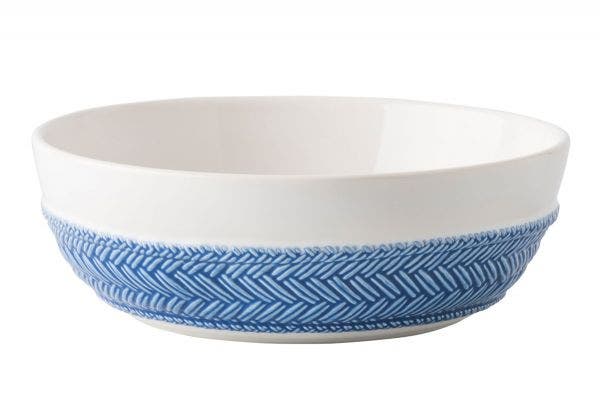 Le Panier Coupe/Pasta Bowl - Delft Blue - Gaines Jewelers