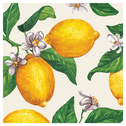 Lemons Cocktail Napkins - Gaines Jewelers