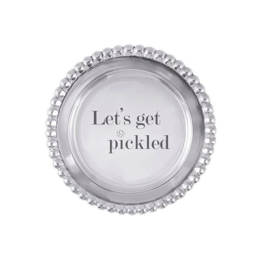 Let's Get Pickled Beaded Wine Coaster - Gaines Jewelers