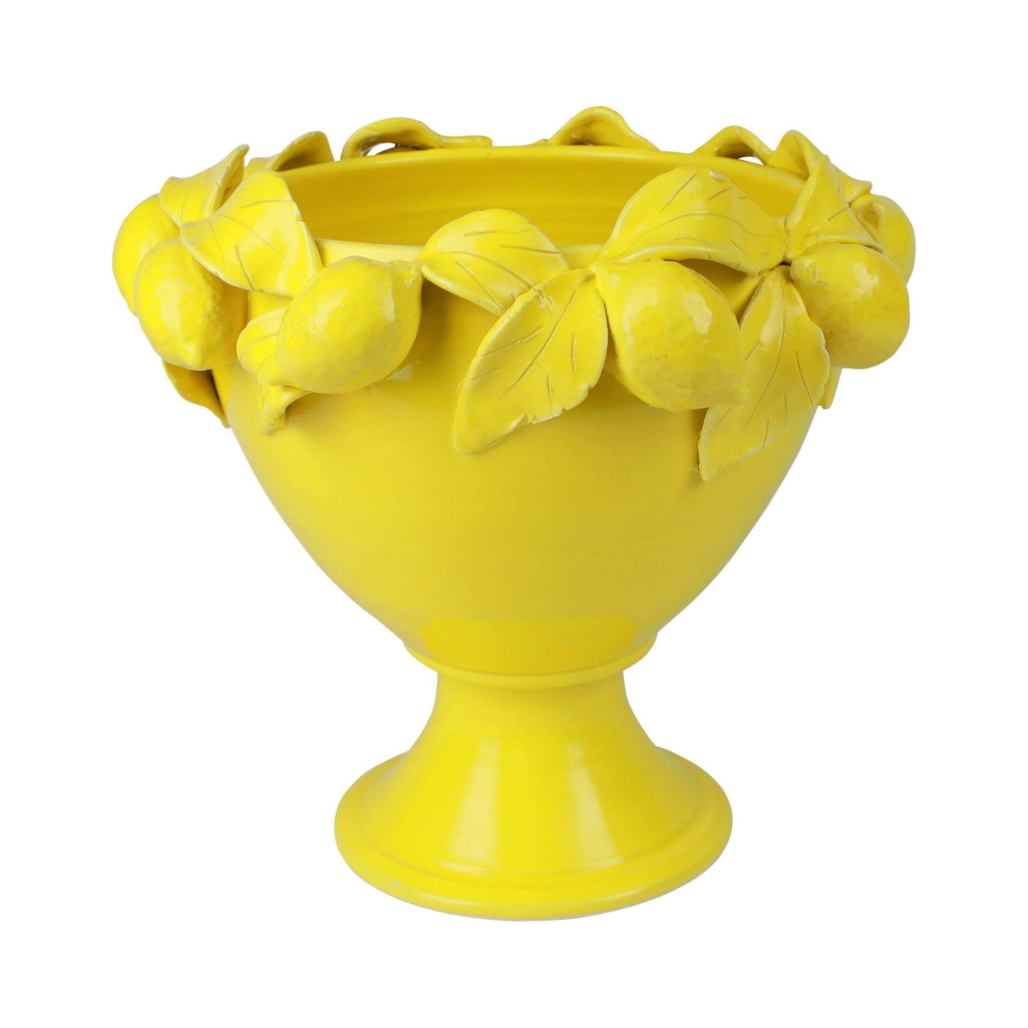 Limoni Yellow Figural Footed Planter - Gaines Jewelers