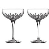 Lismore Essence saucer champagne set/2 - Gaines Jewelers