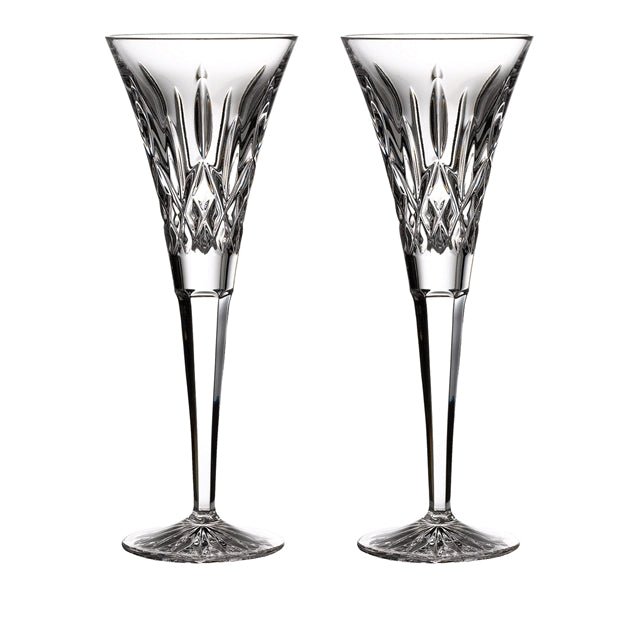 Lismore Toasting Flute Set of 2 - Waterford - Gaines Jewelers