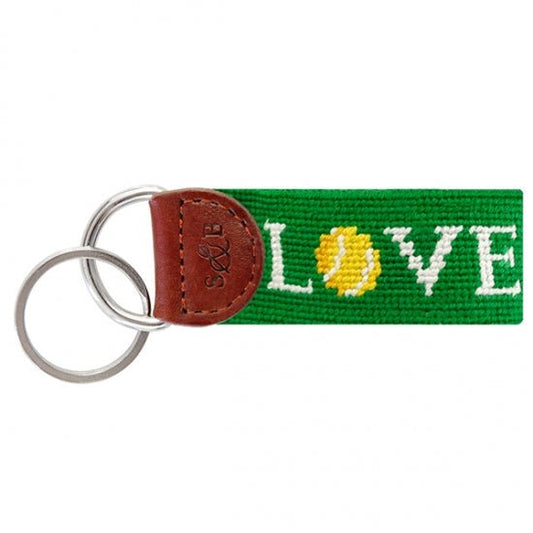 Love All Needlepoint Key Fob - Gaines Jewelers