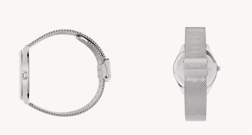 Lune in Stainless Steel Mesh Watch - Gaines Jewelers