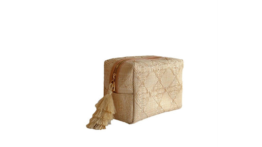 Luxe Bali Cane Straw Everything Bag-Sand - Gaines Jewelers