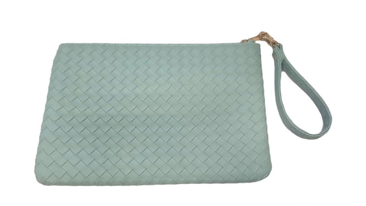 Luxe Go Go Wristlet- Trame Woven Sea Glass - Gaines Jewelers