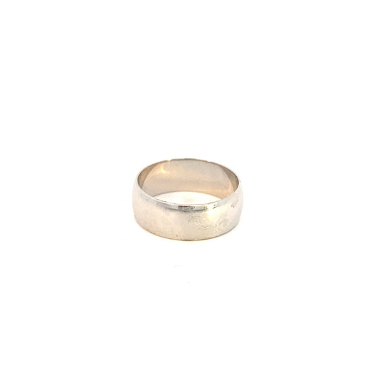 Mans 7mm band half round ltwt 14kwg - Gaines Jewelers