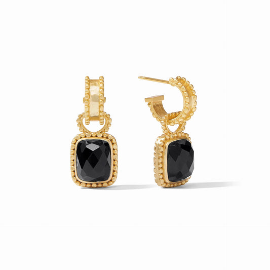Marbella Hoop & Charm Earring - Gaines Jewelers