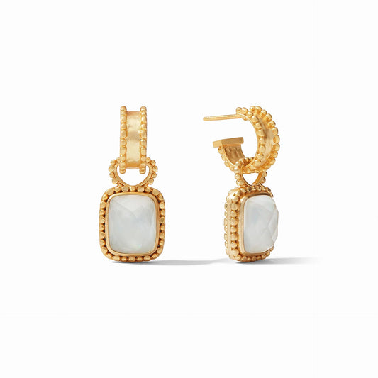 Marbella Hoop & Charm Earring - Gaines Jewelers