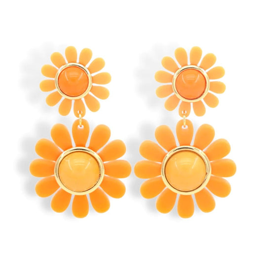 May Flowers Double Drop Earrings - Gaines Jewelers