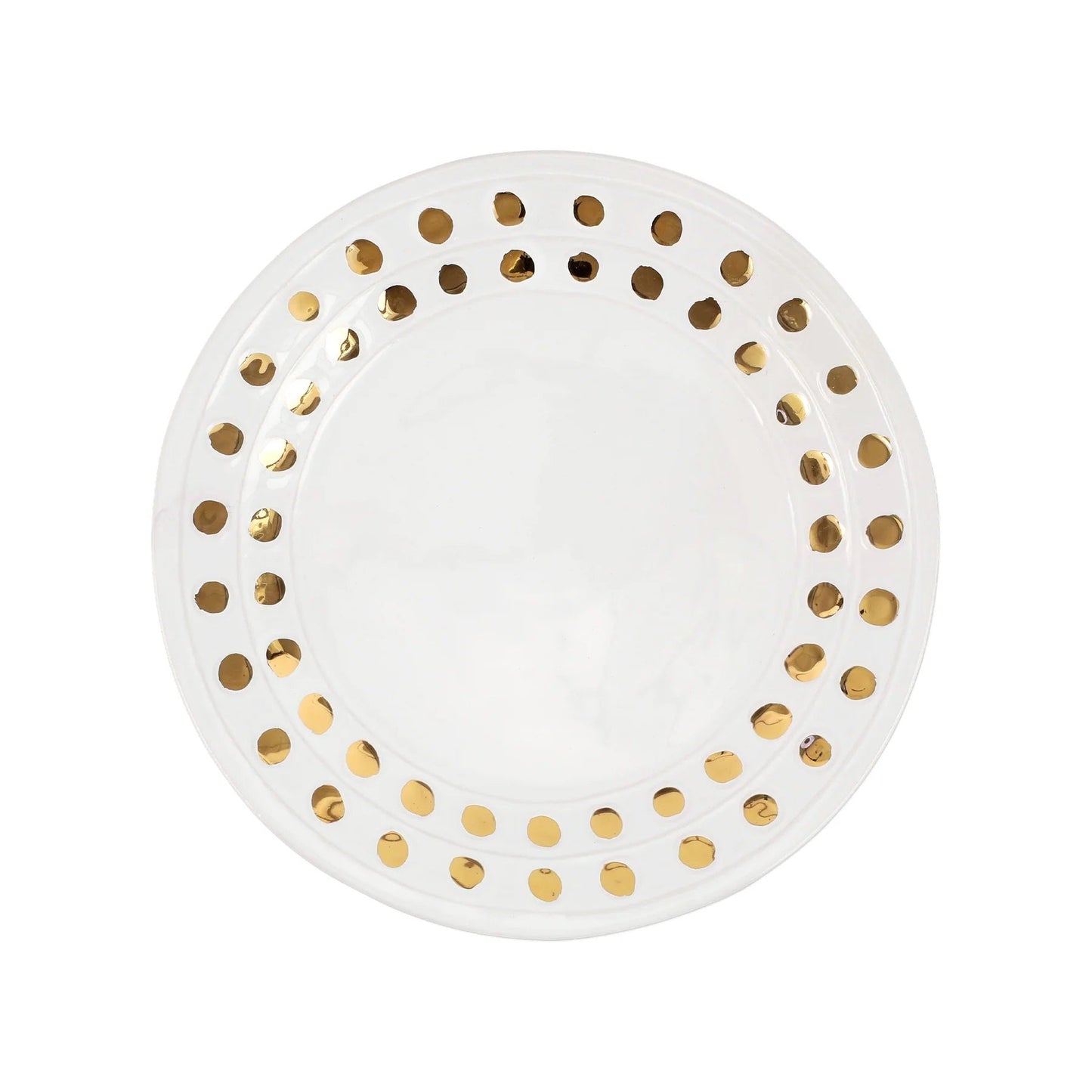 Medici Gold Dinner Plate - Gaines Jewelers