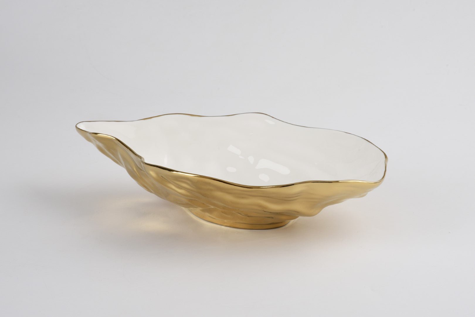 Medium Oyster Bowl Gold- Pampa Bay - Gaines Jewelers