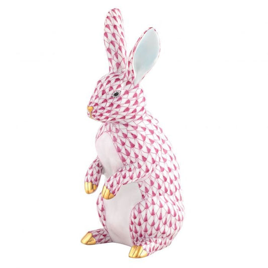 Medium Standing Rabbit-Raspberry - Gaines Jewelers