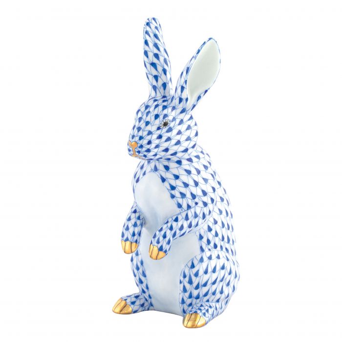 MEDIUM STANDING RABBIT - SAPPHIRE - Gaines Jewelers