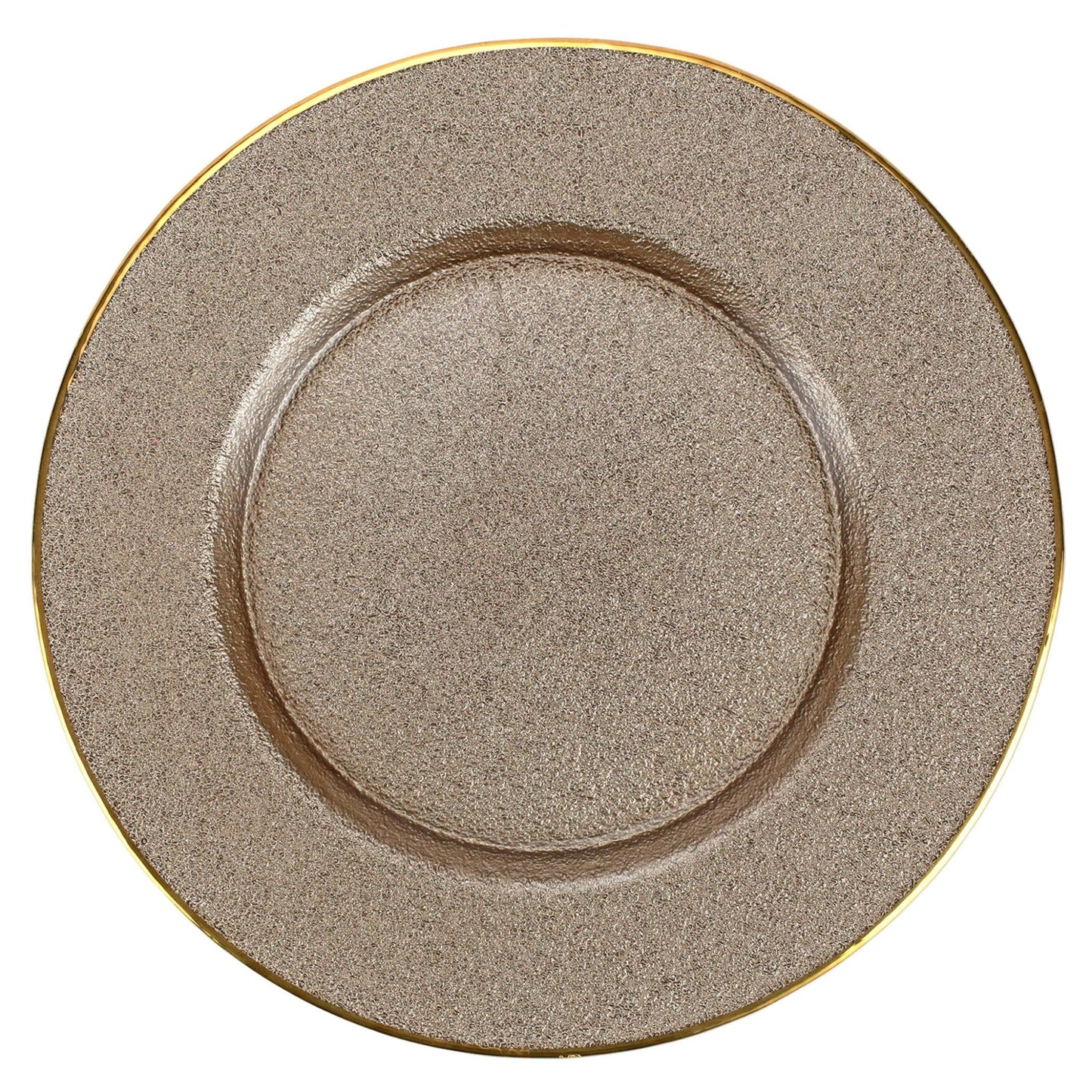 Metallic Glass Fawn Service Plate/Charger - Gaines Jewelers
