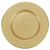 Metallic Glass Gold Service Plate/Charger - Gaines Jewelers