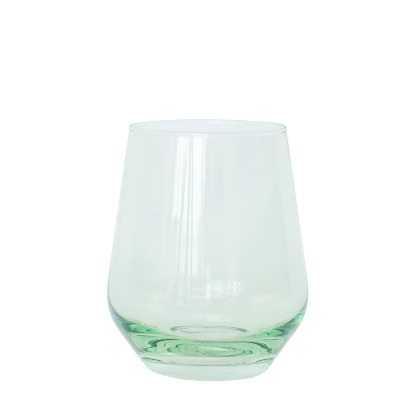 Mint Stemless Wine - Estelle Colored Glass - Gaines Jewelers