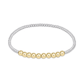 Mixed Metal Classic Beaded Bliss Bracelet - Gaines Jewelers