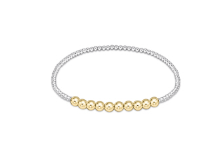 Mixed Metal Classic Beaded Bliss Bracelet - Gaines Jewelers